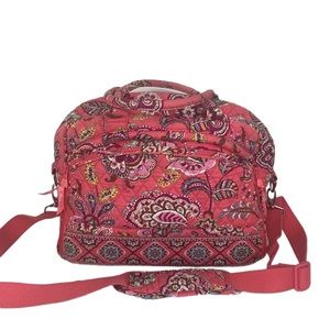 Vera Bradley Retired Call Me Coral Metropolitan Large Travel Laptop Commuter Bag